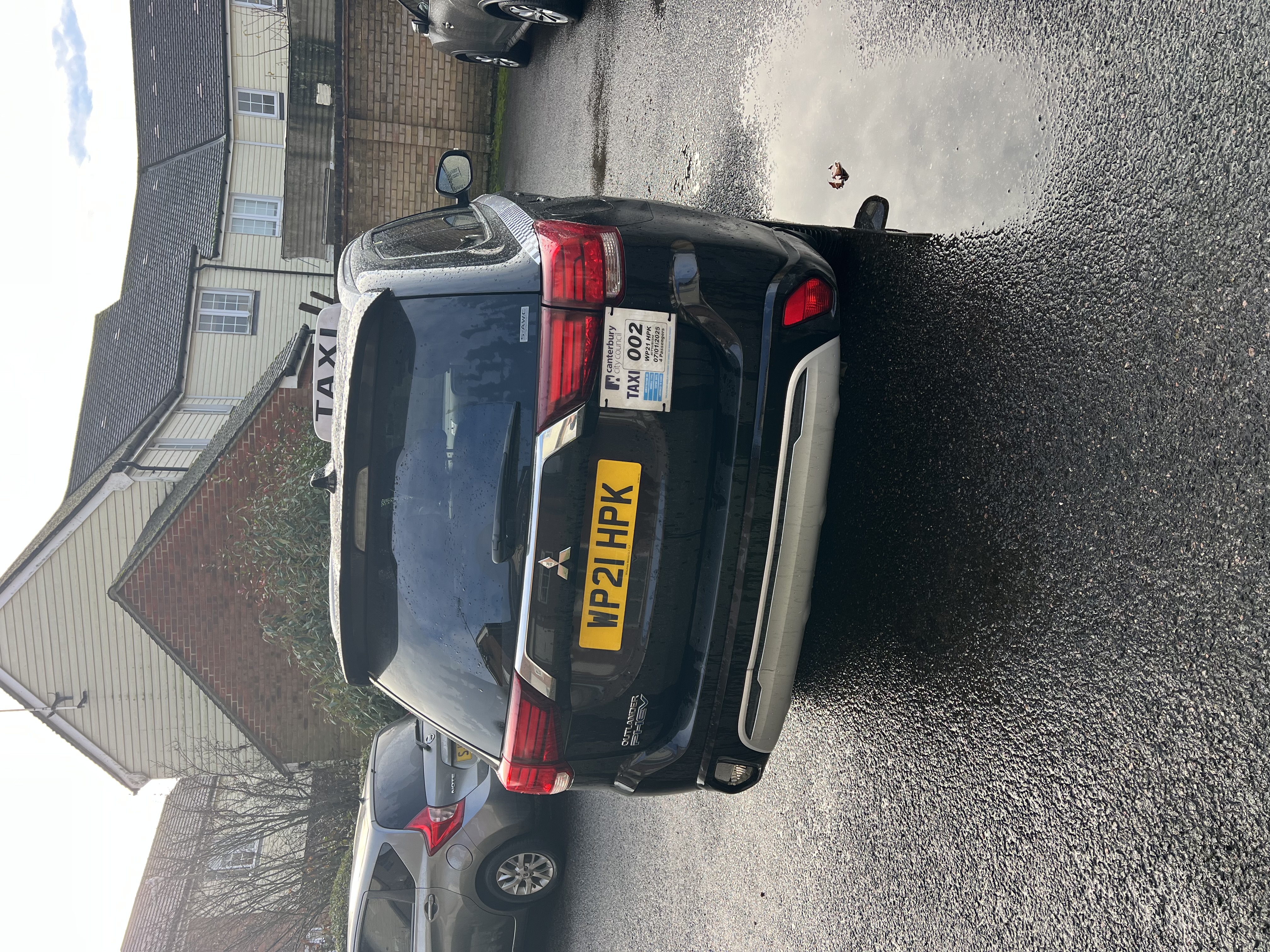 Taxi Rear View